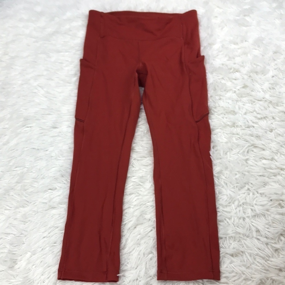 Lululemon Speed Up Crop *21" Cayenne